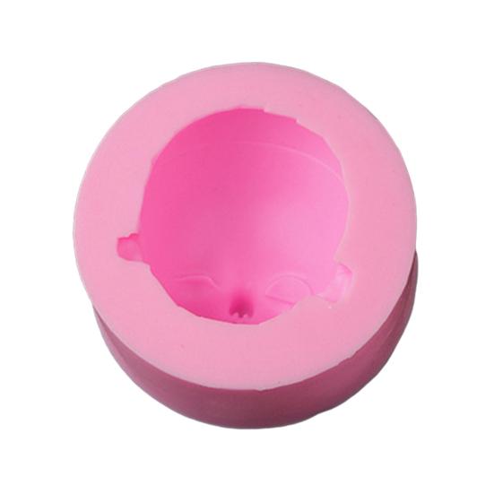 Yousheng силиконовая форма для лица куклы для изготовления шоколадных конфет 3D форма для головы ребенка легко снимаемая чистая форма для сиропа помадка шоколадная моделирующая паста