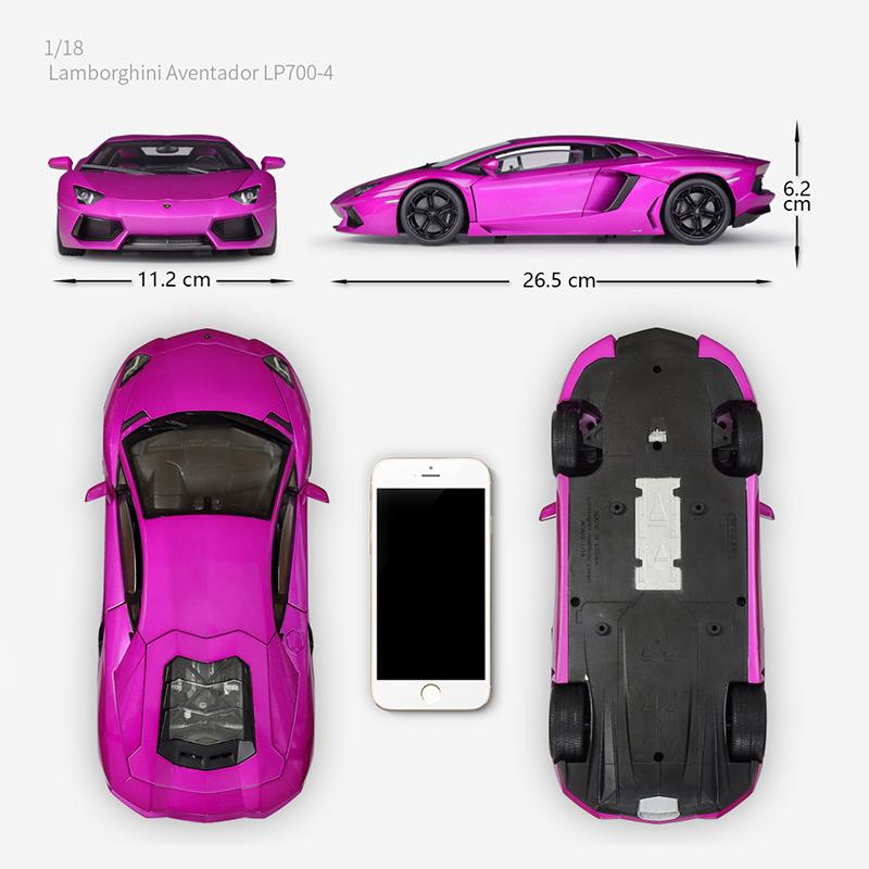 1/18 WELLY Lamborghini Aventador LP700-4 модель автомобиля из сплава, литая под давлением металлическая игрушечная машина, модель автомобиля, коллекция высокой имитации, детские подарки