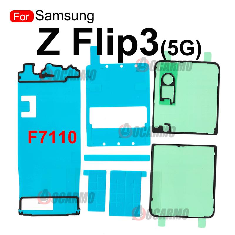 Back Waterproof Adhesive For Samsung Galaxy Z Flip3 5G SM-F7110 Rear Cover And Front LCD Screen Sticker Glue Replacement Parts