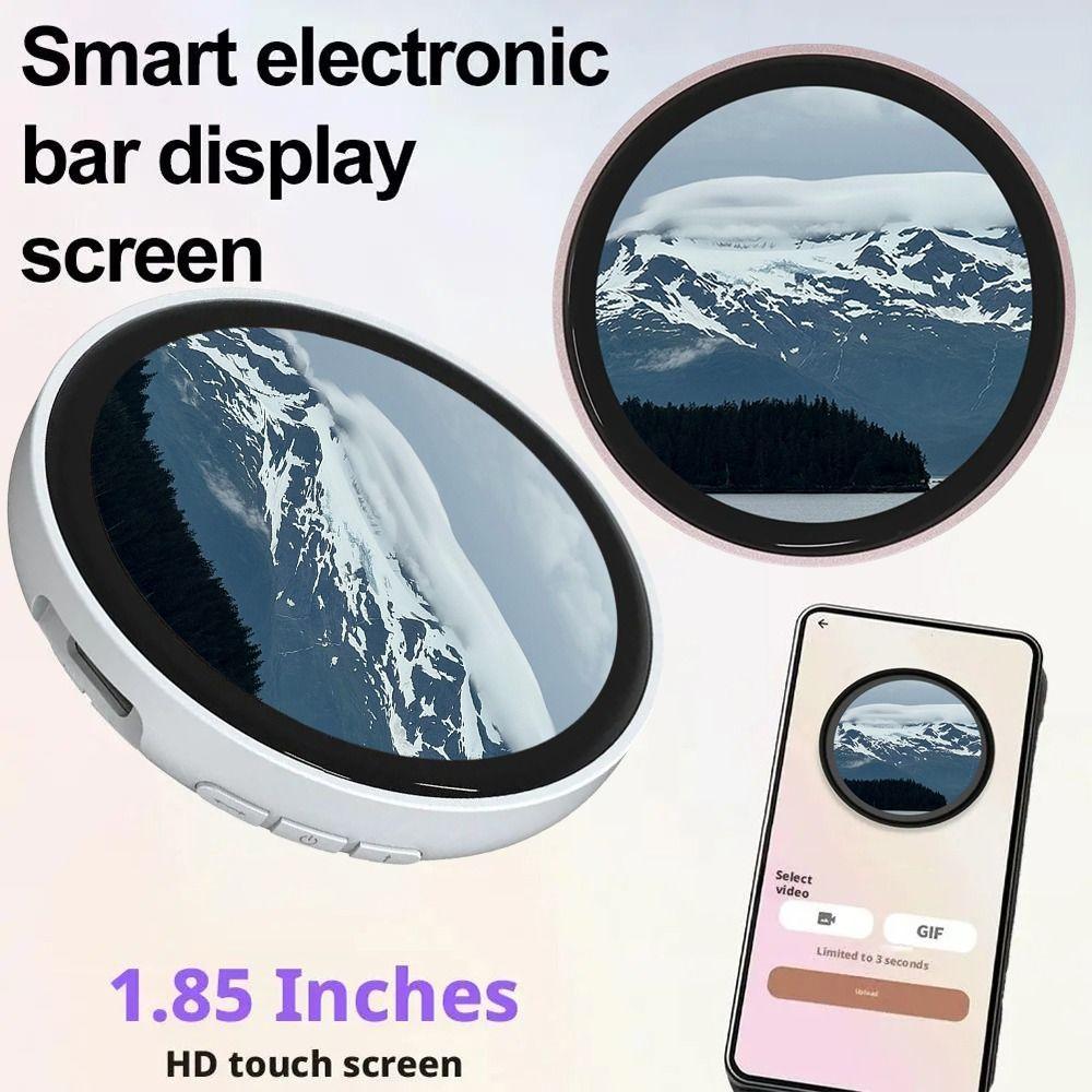 Умный Bluetooth электронный значок с дисплеем 7 цветов LED Цифровой динамический значок Игровые периферийные устройства