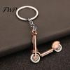 Decorative Bag Charm Scooter Keychain Alloy with Key Ring Retro Electroplated Stylish Gift for Men Women Metal