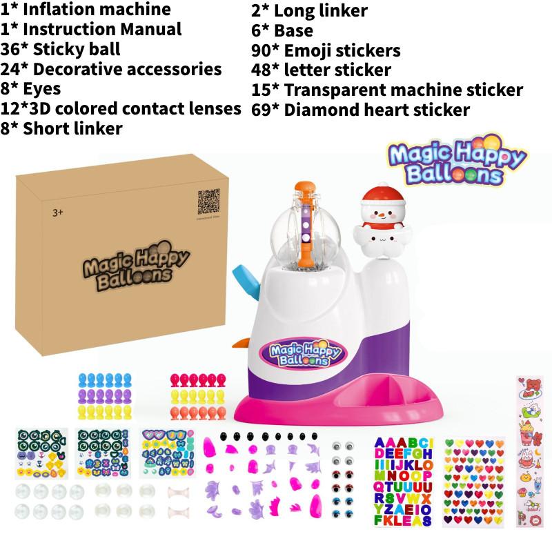 Трансграничная игрушка Bobo Sticky Play Сделай сам Прыгающий мяч с генератором пузырей для детей