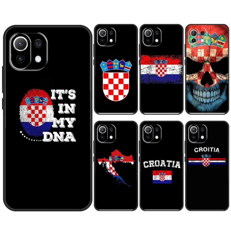 Croatia Flag Coat of Arms Case For Xiaomi 13 14 Pro Ultra 12 13 Lite 11T 12T 13T POCO F5 M6 X3 X5 X6 Pro F3 M5s Cover