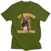 Unisexs It Burns When I Pee Funny Autism Racoon Meme T Shirt Short Sleeve 100 Cotton Humor Joke TShirt Loose Oversized Clothes