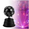 Frezon Mirror Ball 30W 9 Color RGB LED Mirror Ball Standing Disco Light Party Light Easy To Use Voice Activated Stage Lighting Holiday Karaoke Club