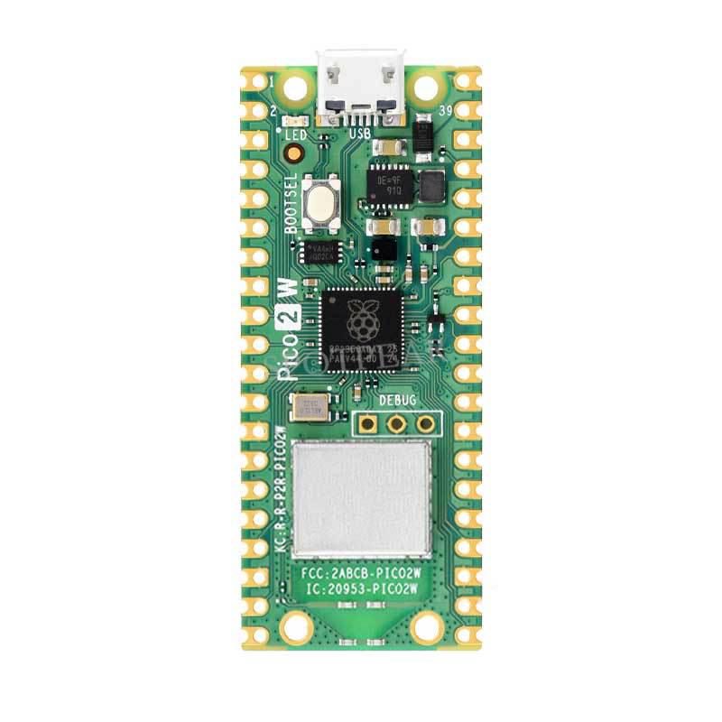 Raspberry Pi Pico 2W: RP2350 Development Board with WiFi