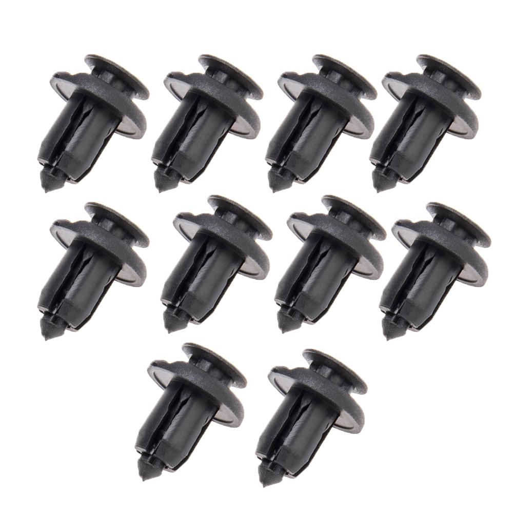 40 шт. смешанных автомобильных зажимов, пластиковые универсальные черные автомобильные зажимы, фиксаторы для обшивки дверей, фиксаторы для салона автомобиля