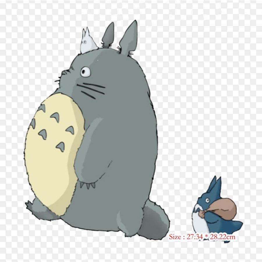 Totoro On A Branch Ghibli Museum Studio Ghibli Iron On Patches For Clothing Applique Stickers On Clothes Heat-Sensitive Custom Patch