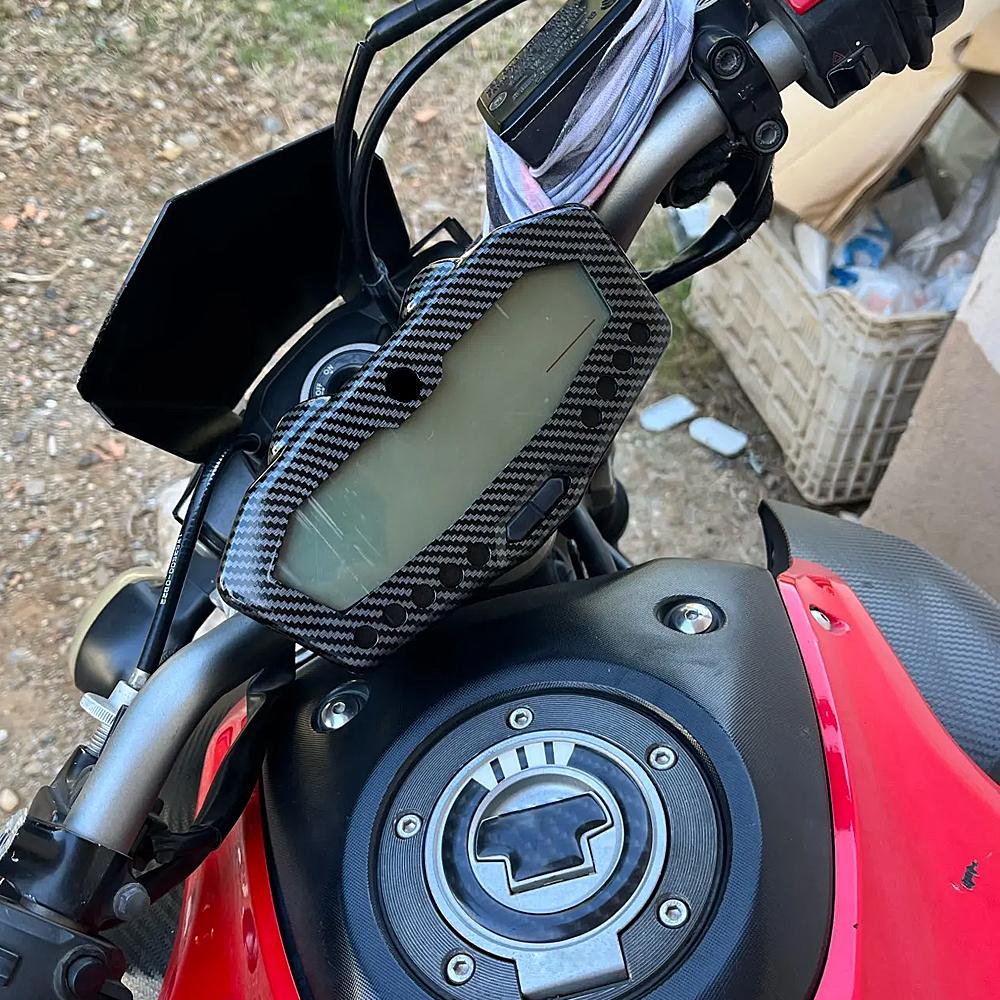 НОВЫЙ MT FZ 07 Мотоцикл Углеродное волокно Накладка на приборную панель Чехол для приборов Для Yamaha MT07 FZ07 2014-2020 Tracer 700 2016-2019
