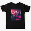 A Muscle Car Driving Through the Mountains Kids T-Shirt