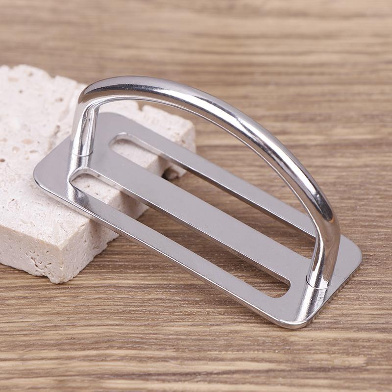 316 Нержавеющая сталь Дайвинг Пояс для грузов Слайдер D-кольцо Стропа Ремень-подвеска Фиксатор Стопор Фридайвинг Аксессуары