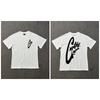 Cortez Phantom Letter Print Short Sleeve T-Shirt Couples Loose Fit Cotton Tee Teens Daily Wear