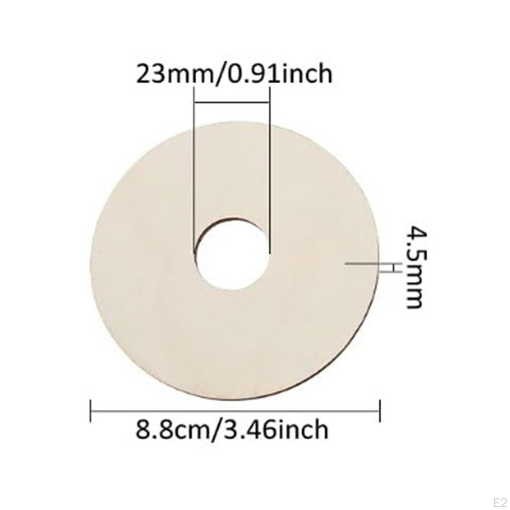 5 деревянных держателей фитиля для изготовления свечей в домашних условиях