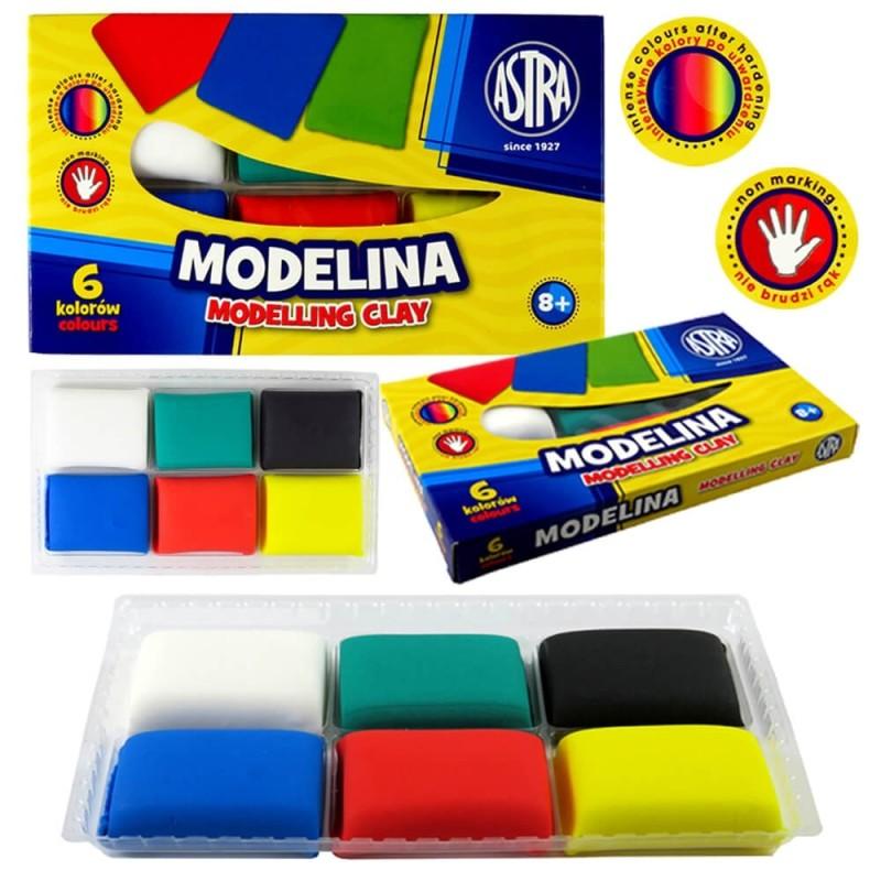 modeling clay 6 pcs ASTRA 0025 7720
