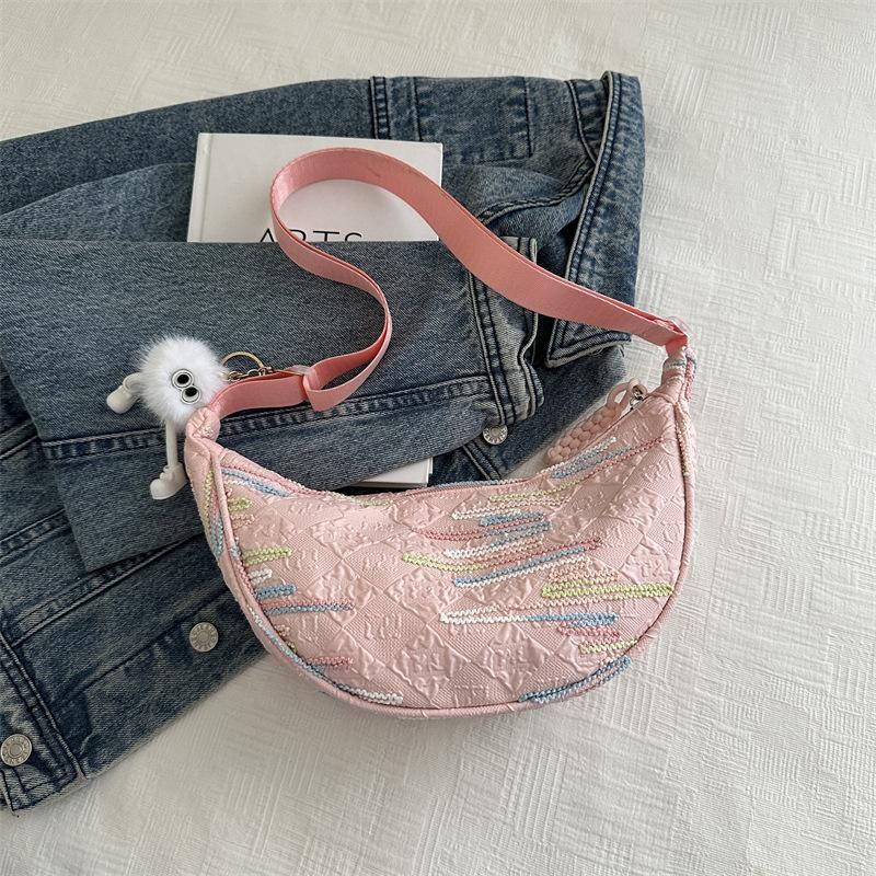 Модная и персонализированная летняя сумка-мессенджер для студентов, новая стильная, корейская версия красивой маленькой сумки через плечо на одно плечо