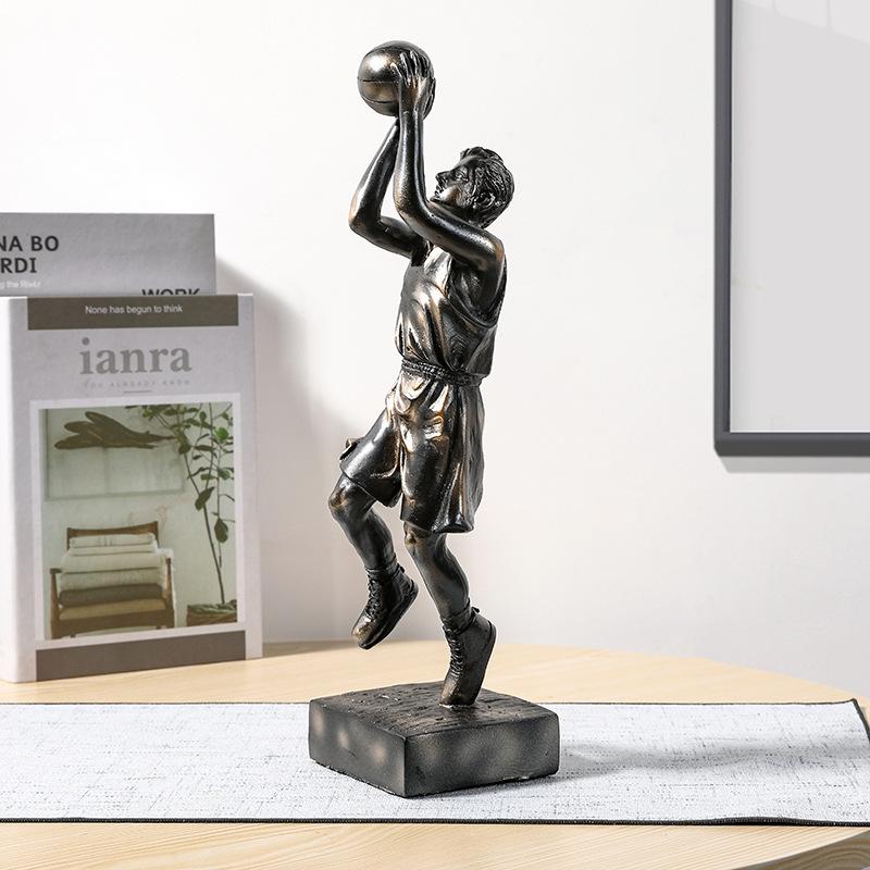 Современные Изящные Баскетбольные Украшения Уникальные Футбольные Персонажи Работа Гостиная ТВ-Шкаф Домашние Гибкие Украшения