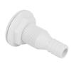 3 4in Plastic Marine Thru Hull Exhaust Fittings Boat Drain Outlet Plug White
