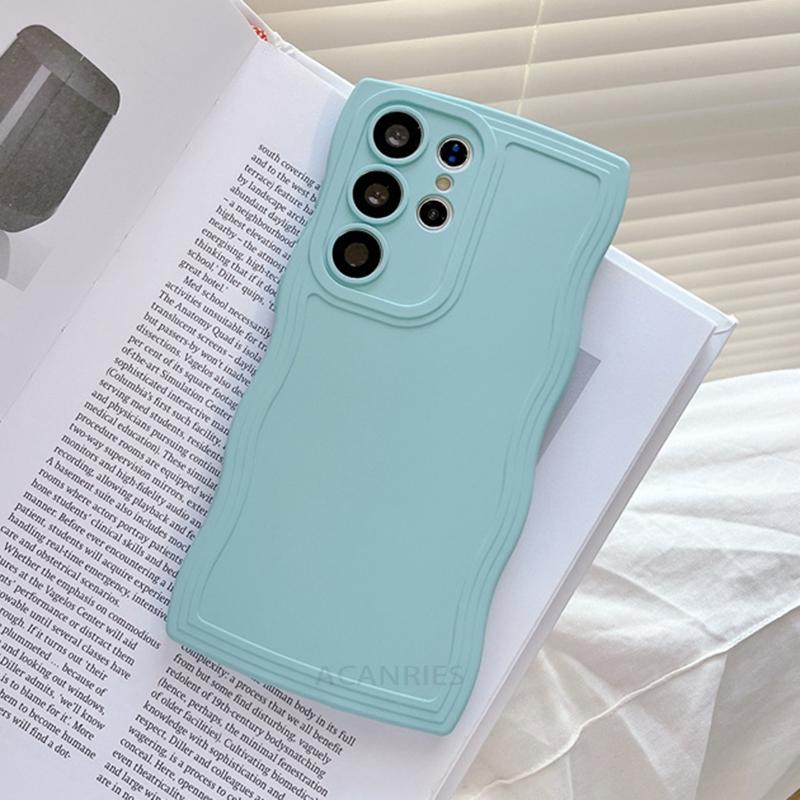 S 24 23 22 21 Кудрявый Волнистый Жидкий Силиконовый Чехол Для Samsung Galaxy S24 S23 S22 S21 S20 Plus Ultra Fe S10 Защитный Мягкий Чехол S23fe