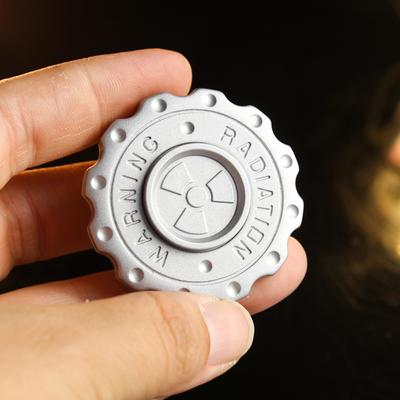 Предупреждение о радиации Fidget Slider Spinner EDC Gear Hand Spinner Clicker Игрушка-фиджет для взрослых Инструмент для лечения СДВГ Игрушки для снятия стресса и тревожности