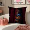 Чехол на подушку Игровой хоррор FFive Nights at Freddys Наволочка Короткий плюш Невидимая молния Для комнаты Дивана Чехол на подушку