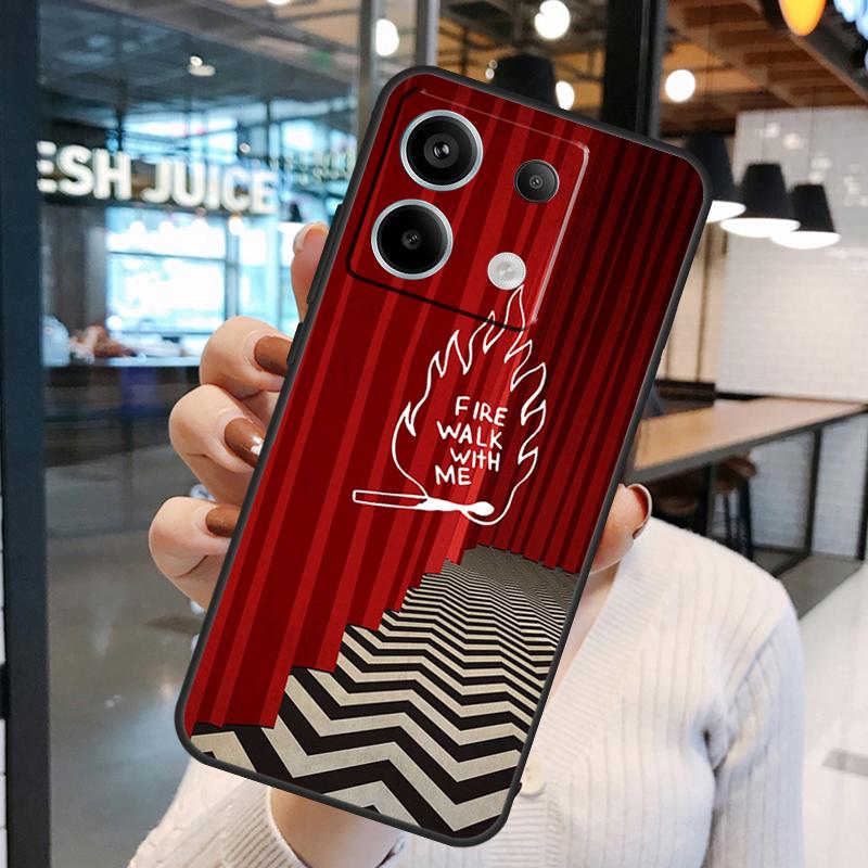 Добро пожаловать в Твин Пикс Чехол для Xiaomi Redmi Note 14 Pro 10 11 12 13 15 Pro Plus Redmi 15C 14C 10C 12C 13C 15 Чехол