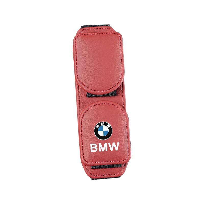 Double Clip Sunglasses Holder Magnetic Leather Glasses Storage For BMW E62 X3 X1 G11 M E93 G05 X5 X6 E90 X4 G20 E30 F30 F40 F10 CS1