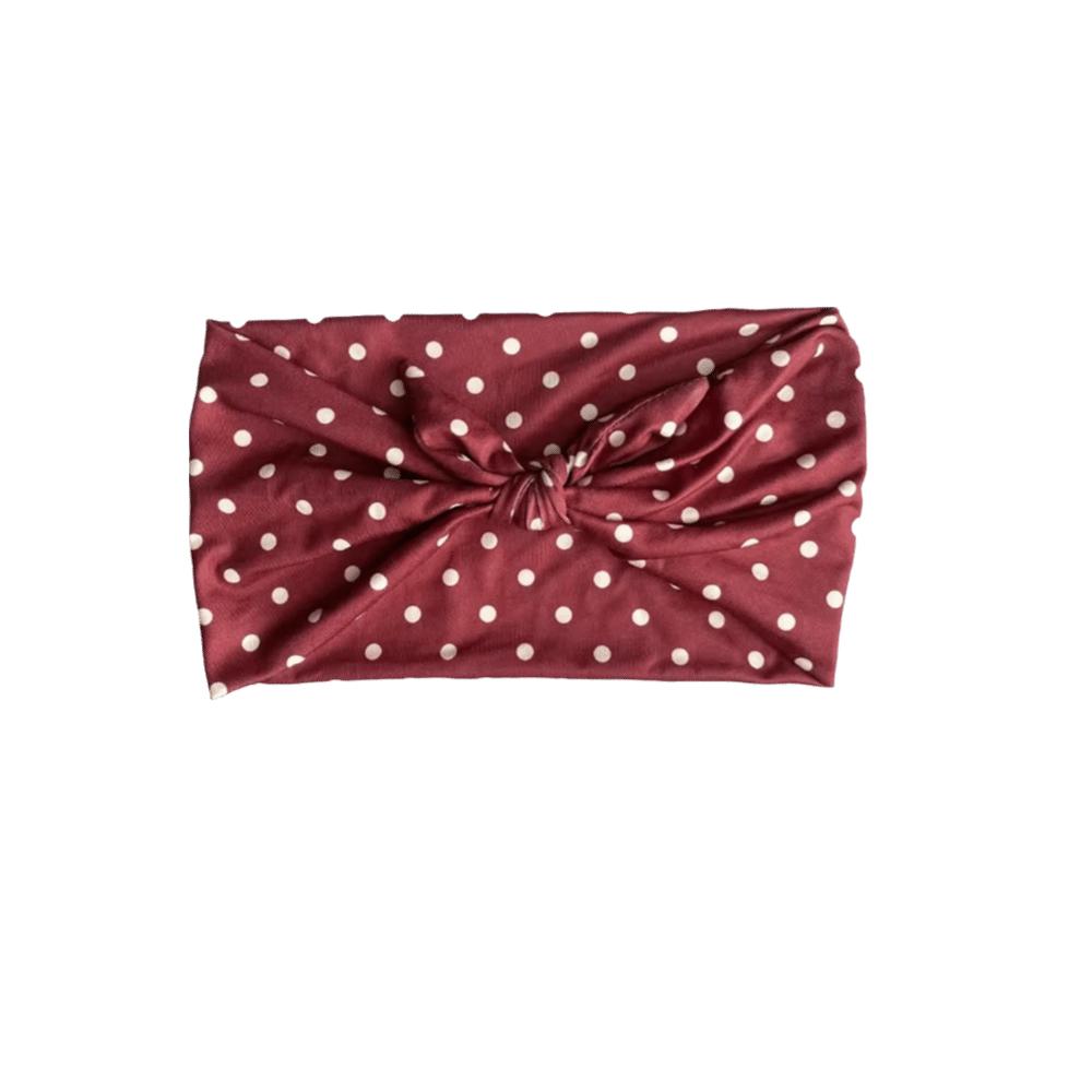 Polka Dot Women Wide Headwraps Large Non Slip Hairband Hair Accessories Bow Headbands  Sports