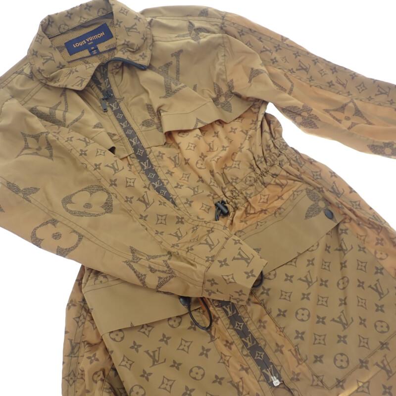 LOUIS VUITTON  36 Nylon jacket Brown Nylon Women