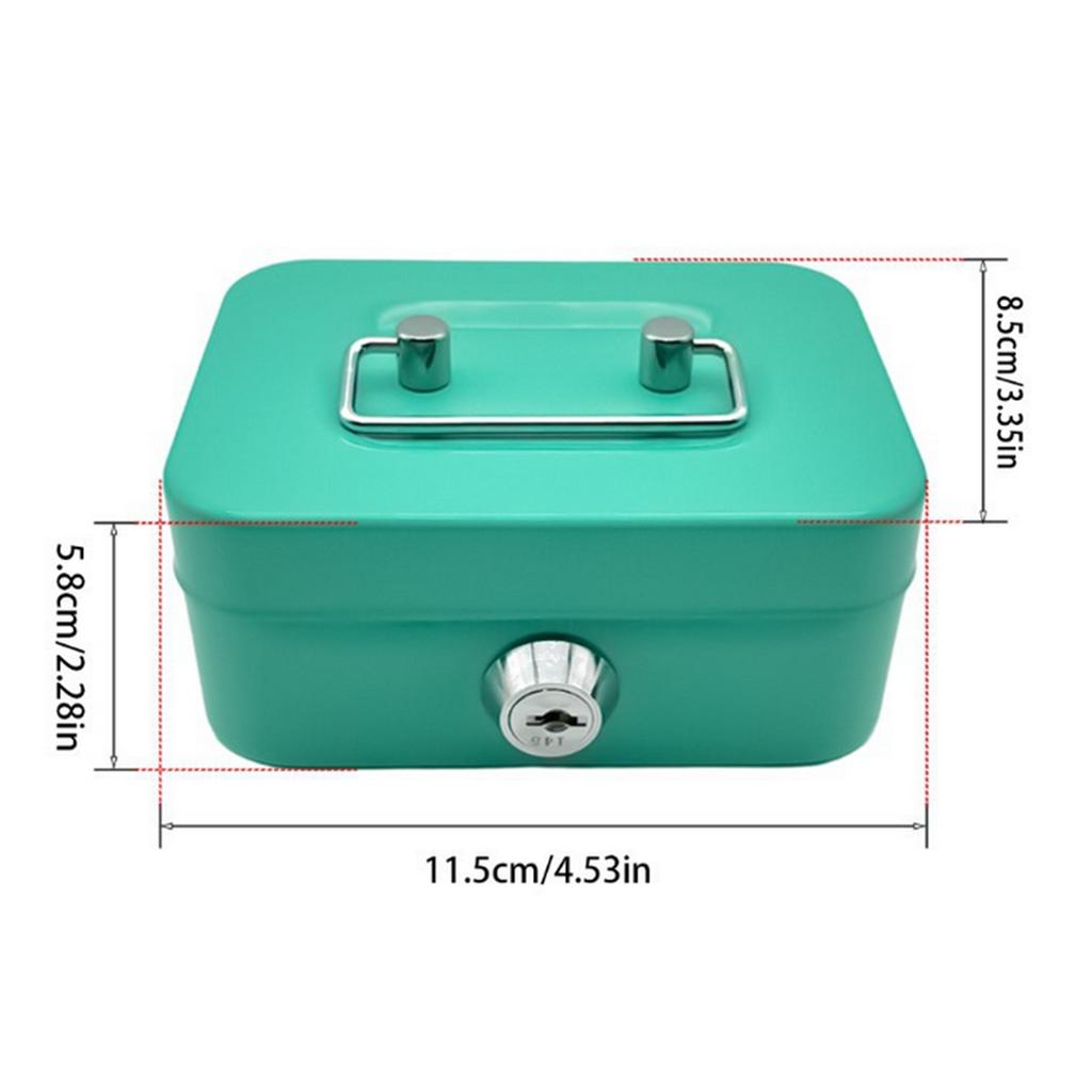 Детская касса с замком, креативная прочная копилка-органайзер, жестяная банка для денег, подарки детям на день рождения, Новый год