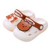 Детские милые летние шлепанцы с медведем, нескользящие: Мягкая подошва, крутые клоги для мальчиков и девочек