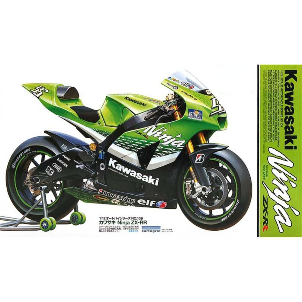 1:12 Scale Tamiya 14109 Model Building Kits Kawasaki Ninja ZX-RR Motorcycle Assembly Toys For Kids Children