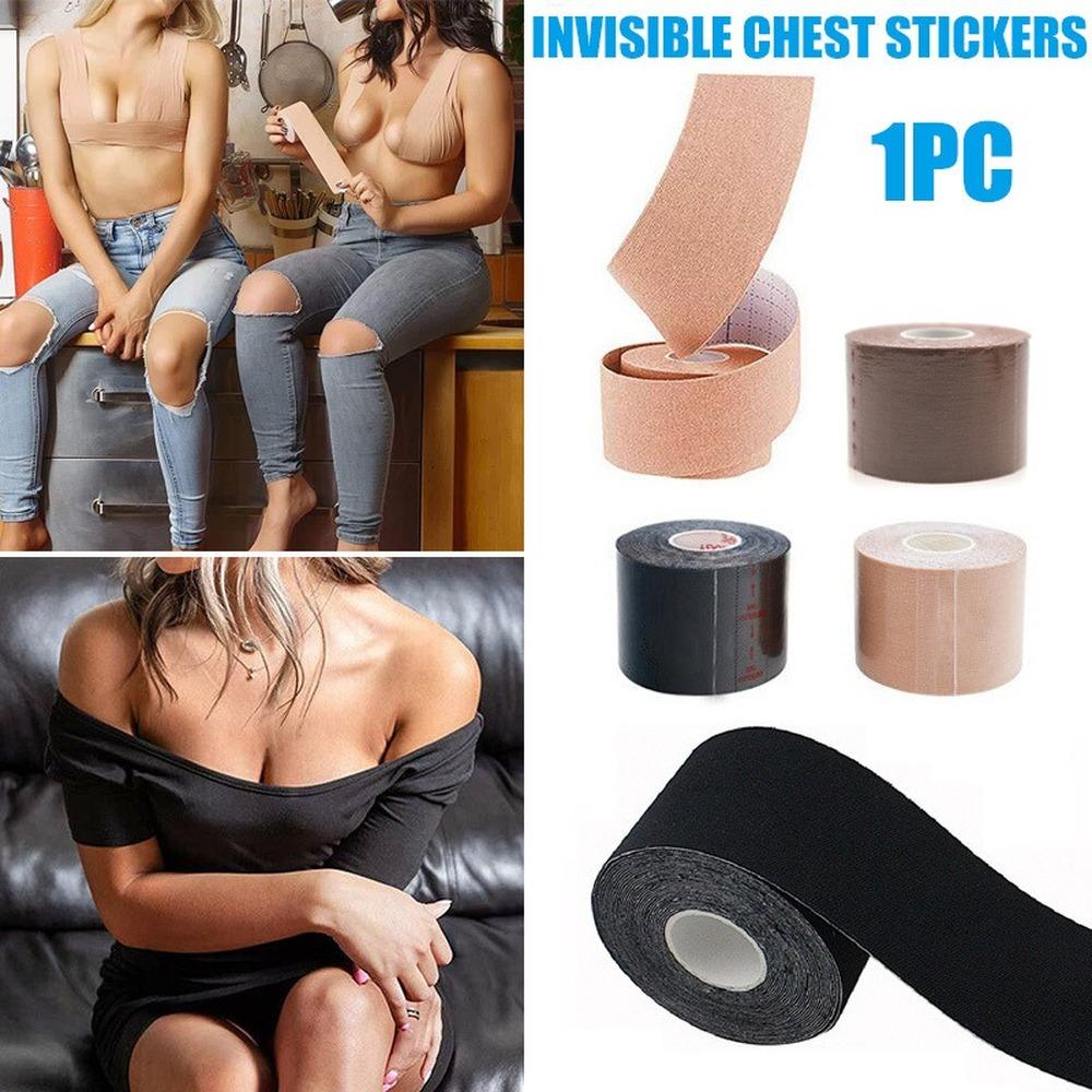 1 Roll 5M Women Lingerie Tape Breast Nipple Covers Push Up Bra Invisible Breast Lift Tape Adhesive Bras Intimates Sexy Bralette