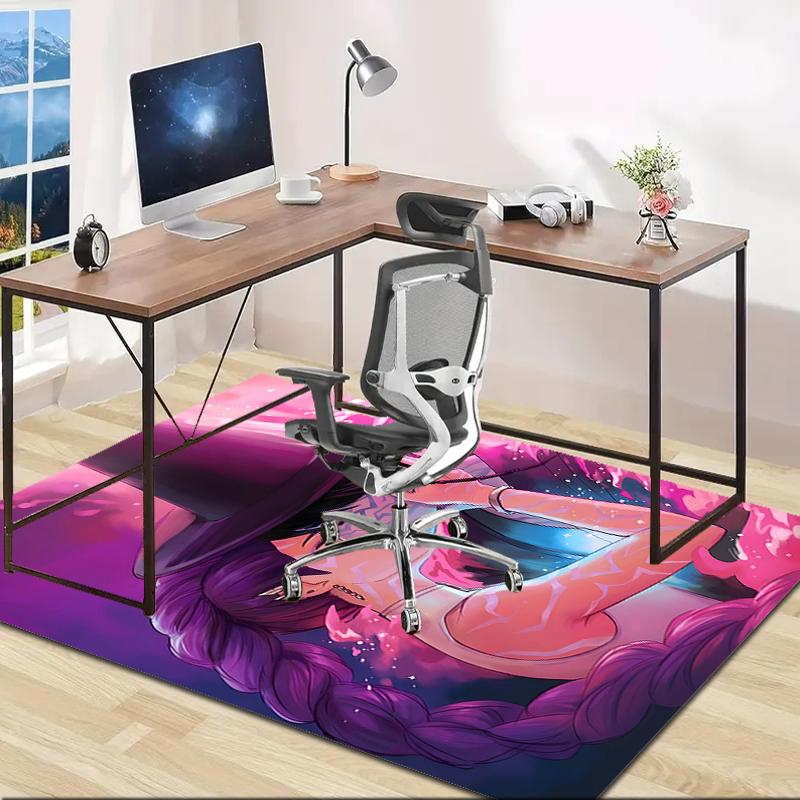 1pc KPop Demon Hunters19 Design Area Rug - Non-Slip, Soft & Cozy Floor Mat for Living Room, Bedroom, Office - Indoor/Outdoor Decorative Carpet