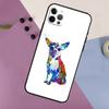 Chihuahua Face Floral Dog Phone Case For iPhone 16 15 14 13 11 12 17 Pro Max mini 15 16 Plus 16e 17 Air Bumper Cover