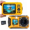4K Dual Screen Waterproof 64MP Autofocus Underwater Digital Camera - English Version