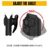 [LAYLAX] 40way CQC Holster Compatible with 40 Types of Handguns 360 Degree24 Step Adjustment Air Gun General Purpose Heavy Duty Hand Gun Case
