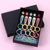 220PCS/Set Candy Color Kids Elastic Gifts Hair Rope Accessories Hairpin Hair Clip