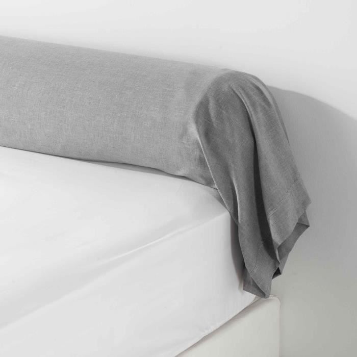 Bolster Cover - Actuallys - Grey - 85x185 Cm - 55% Polyester - 45% Cotton