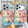 Phone Case: 2D Flat Design Suitable for iPhone 18 17 16 15 14 13 Pro Protective Case, Rainbow Unicorn, Perfect Christmas and Halloween Holiday Gift
