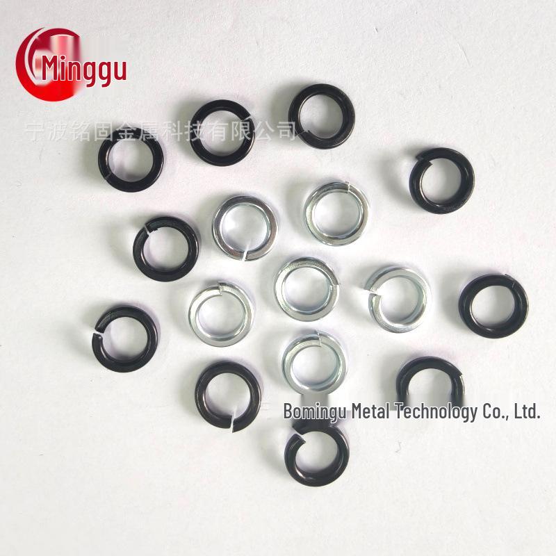 8x10x1/4~1-1/2" Оцинкованные Черненые Пружинные Шайбы Гровера, Высокопрочные, Противооткручивающиеся, Стандарты США и Великобритании