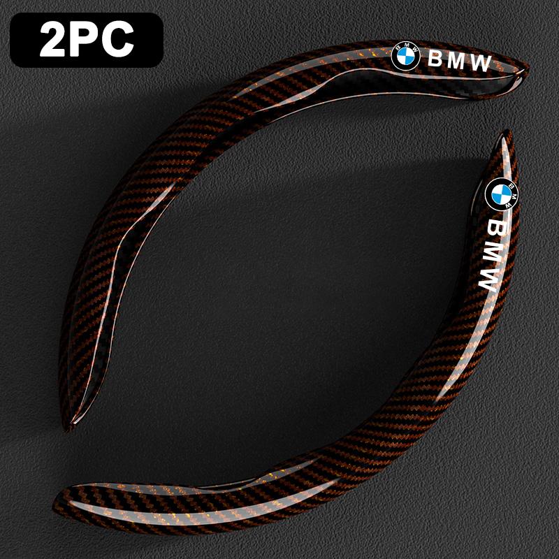 Laser Carbon Fiber Car Steering Wheel Cover Non-Slip For BMW M F10 F20 E83 E90 E92 E93 X1 X5 X6 F30 G03 E43 E53 E63 Accessories UNYDV1