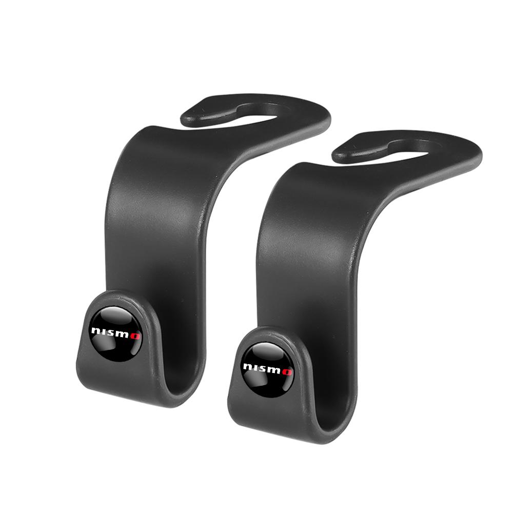 AVI4 2Pcs Car Hidden Seat Back Hook Multi-function Storage Hook For Nissan Sylphy Cube Juke Rogue TIIDA Pulsar Maxima