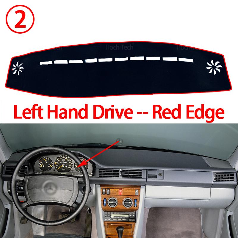 For Mercedes Benz E Class W124 E 250 420 200 300 1987-1997 Dashboard Mat Dashmat Cover Pad Sunshade Carpet Accessories