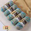 500g Gradient Dyed Colorful Yarn, Rainbow Yarn with Multiple Colors,