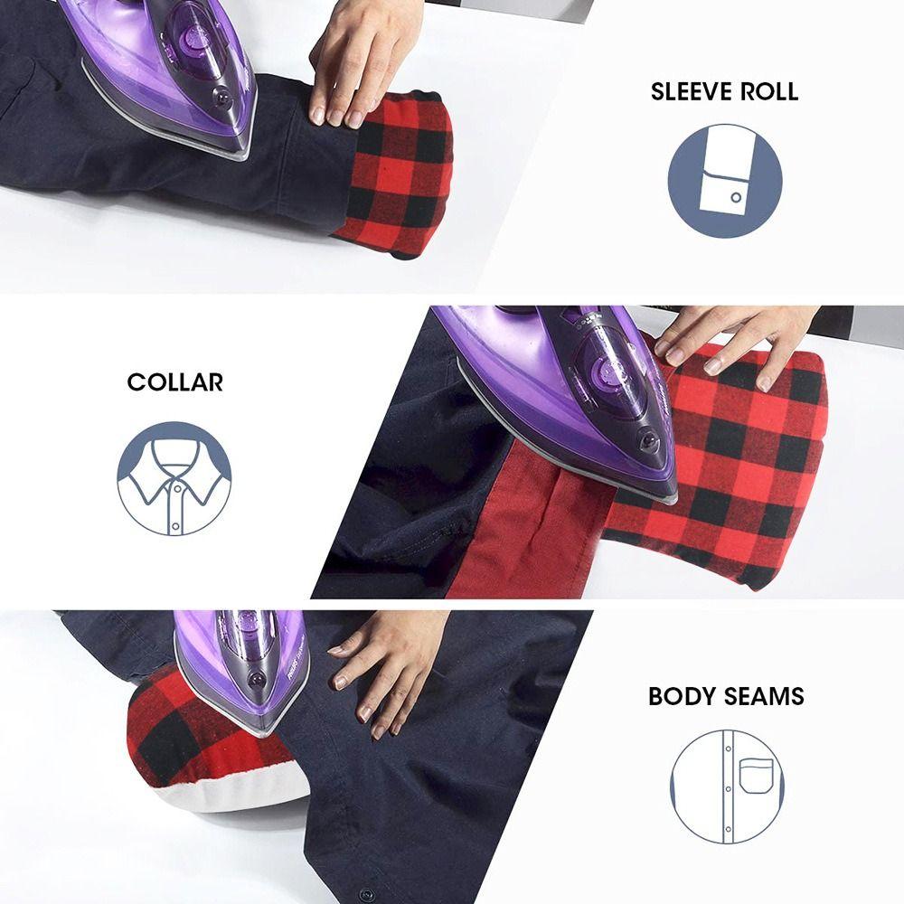 Прочные изогнутые и рулонные рукава Портативные гладильные подушечки в форме ветчины для шитья одежды Гладильные швы