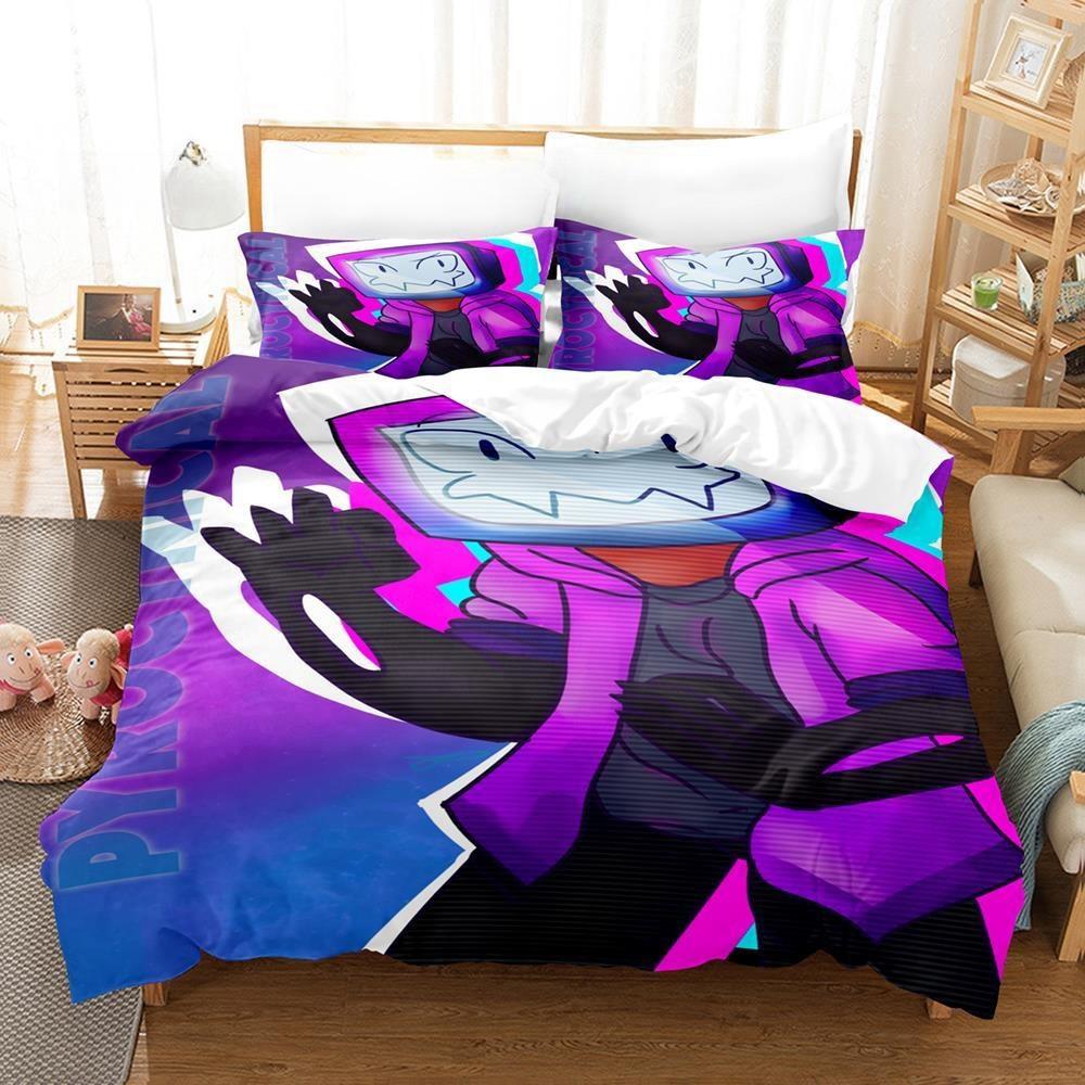 3D Принт Аниме Pyrocynical Постельное Белье Односпальный Полуторный Двуспальный Кинг-сайз Комплект Постельного Белья Взрослый Детский Спальня Комплект Пододеяльника Домашний Текстиль