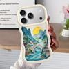 Чехол с горным дизайном для iPhone 17 Air 13 XR 15 Plus 16 Pro Max 11 14 8 12 Мягкая накладка для телефона