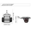 Trailer Car Hopper Trail for 1/10 Traxxas HSP Redcat RC4WD Tamiya Axial SCX10 D90 HPI RC Crawler