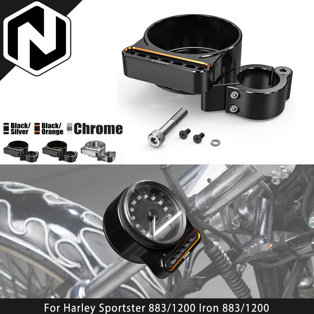 Side Speedometer Relocation Cover Instrument Mount For Harley Sportster 883 /1200 Iron 883 XL883N 1200 XL1200NS Forty Eight