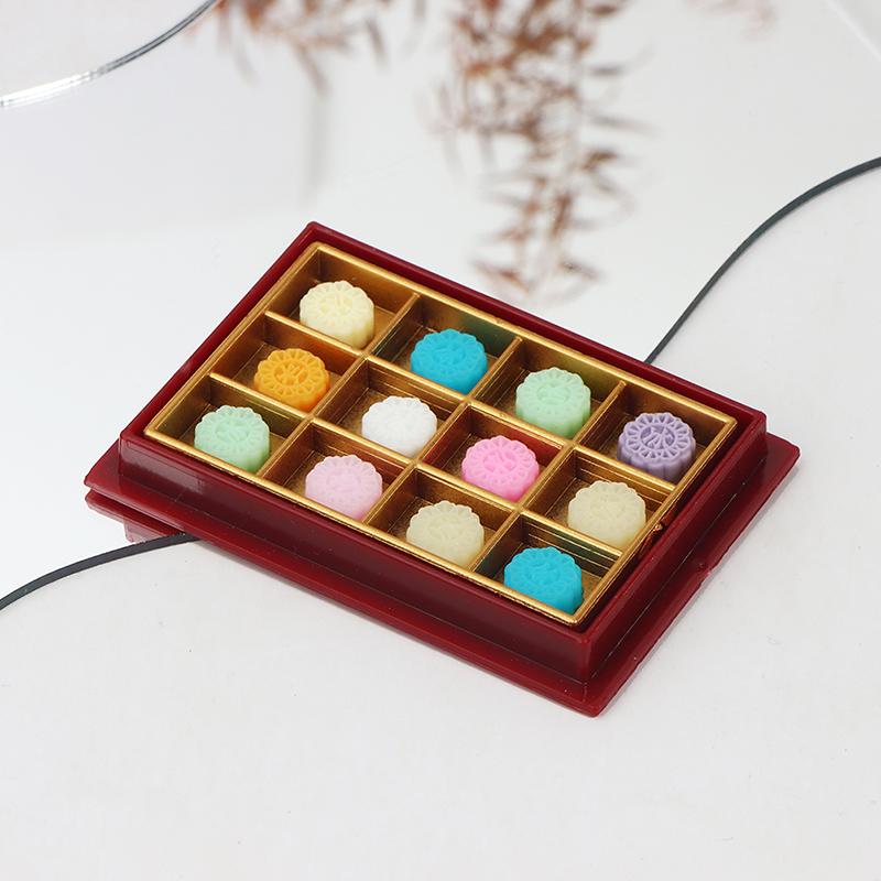 1:12 кукольных миниатюрных моделей Mooncake Model Food Decoration Accessories